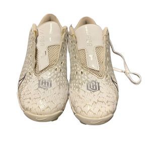NIKE, Vapor , fast flex , baseball cleats , 4.5 Y, white gray